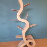 shelf on decorative cardboard stand