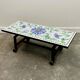 Amazing Wrought Iron Handmade Mosaic Coffee Table - France 1960's