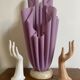 Purple vintage corolla lamp