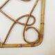 Vintage rattan headboard