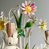 Daisy chandelier in sheet metal