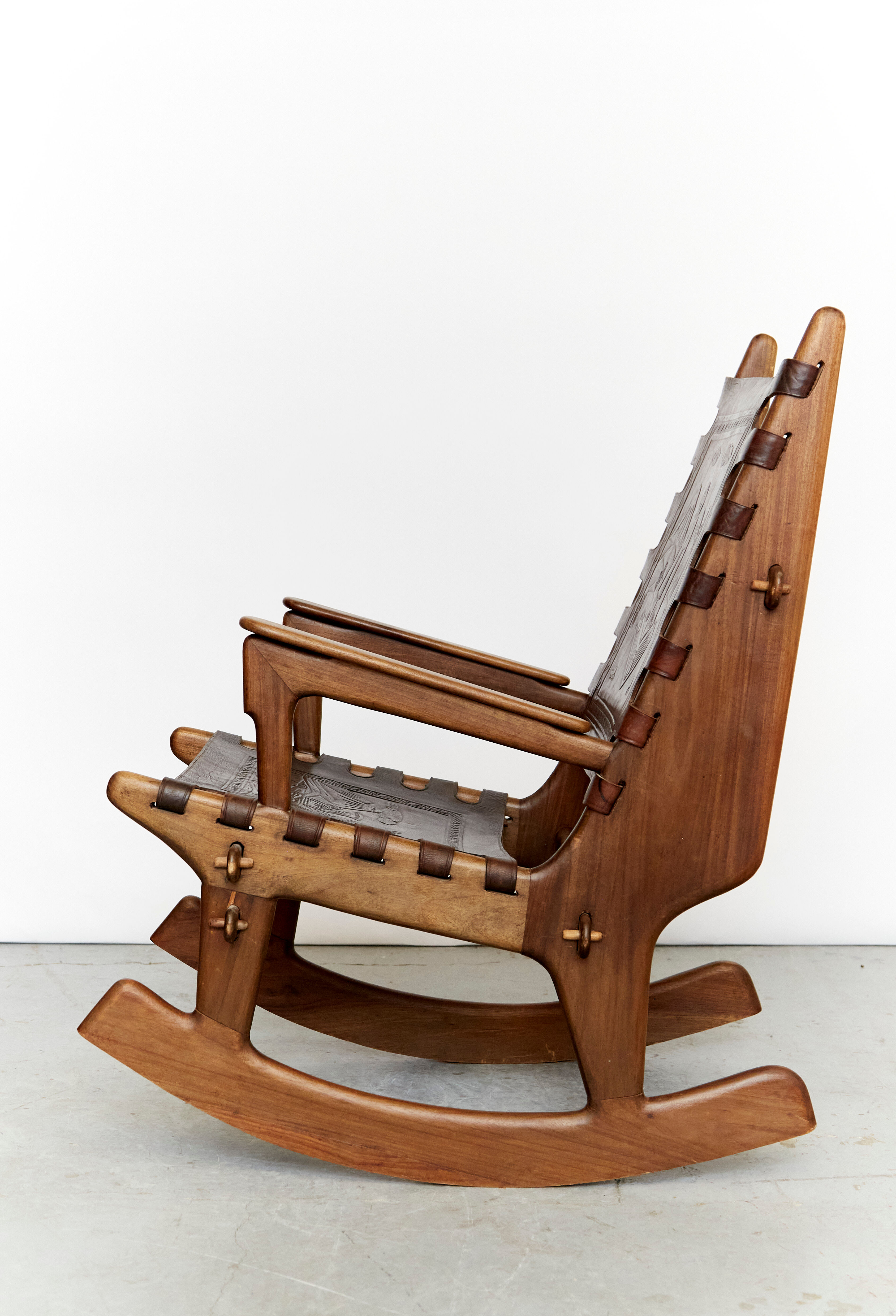 Angel I. Pazmino rocking chair for Muebles de Estilo