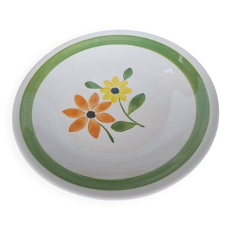 Grand plat Gien st florentin vintage