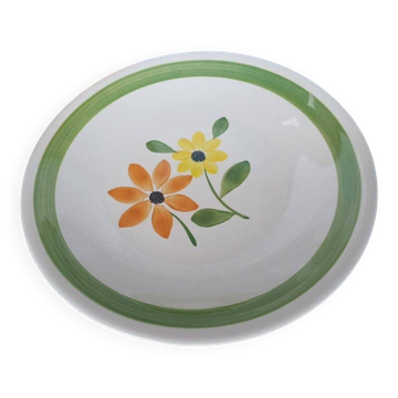 Grand plat Gien st florentin vintage