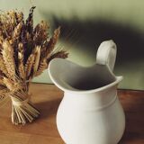 White ceramic pitcher/vase