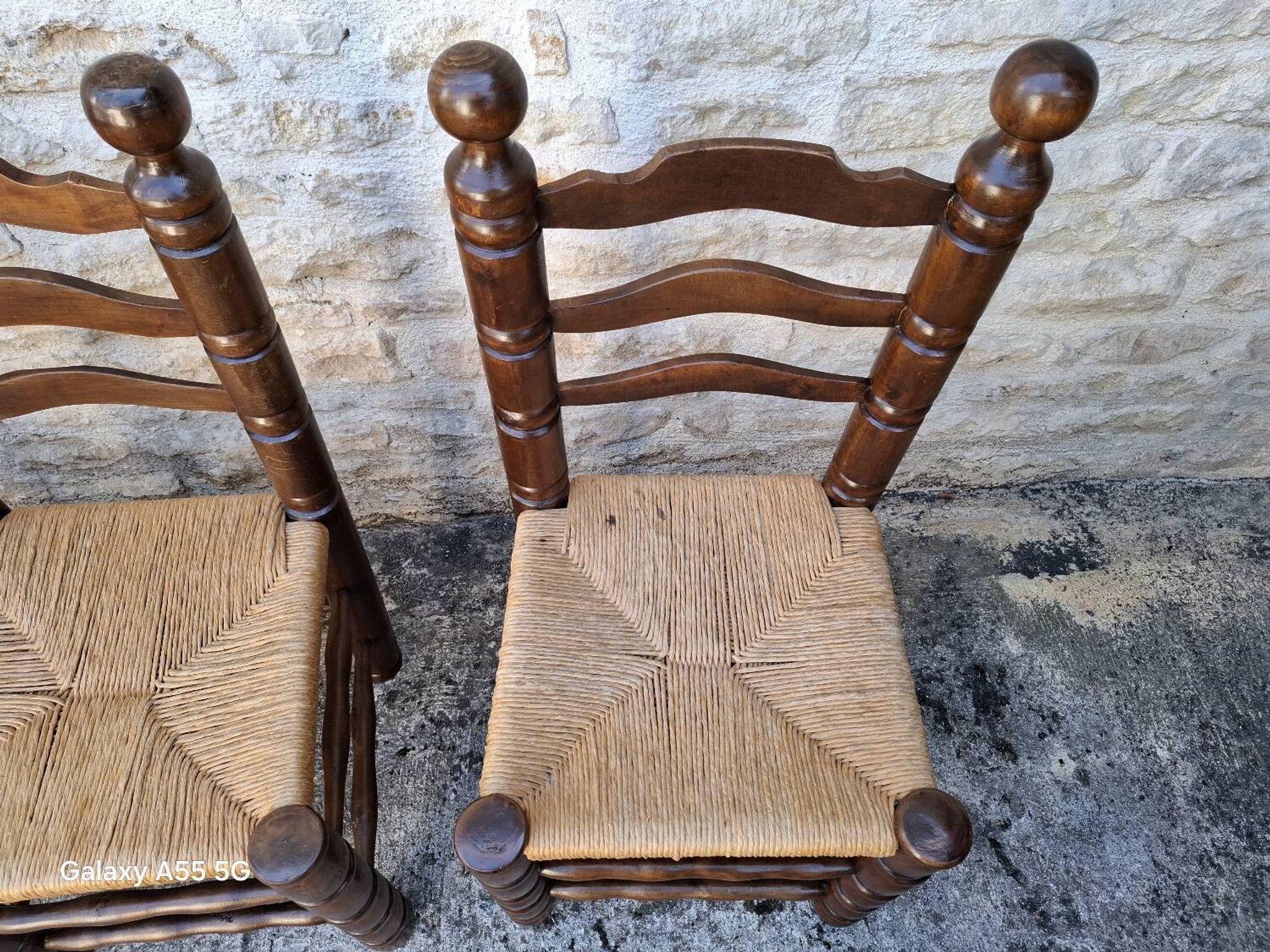 Chaises style Charles Dudouyt