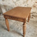 Table ancienne en chêne – Style Louis XVI – France – Années 1920