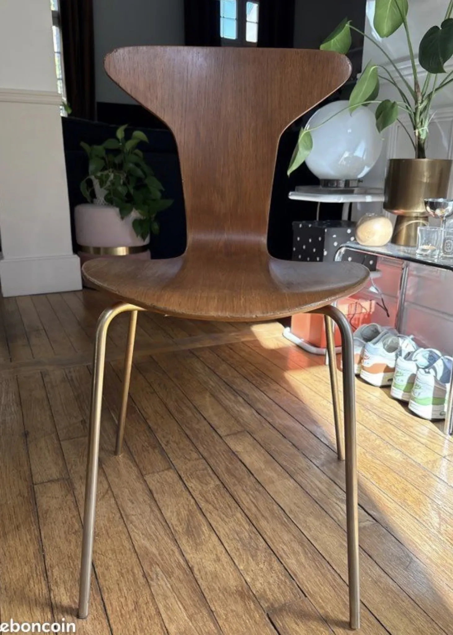 Set of 4 chairs by Fritz Hansen - Arne Jacobsen - vintage Scandinavian