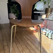 Set of 4 chairs by Fritz Hansen - Arne Jacobsen - vintage Scandinavian