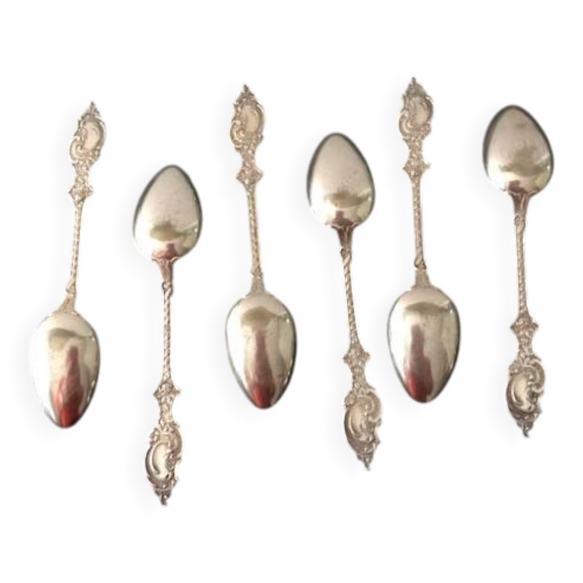 6 WMF mocha spoons 1886 - 1903