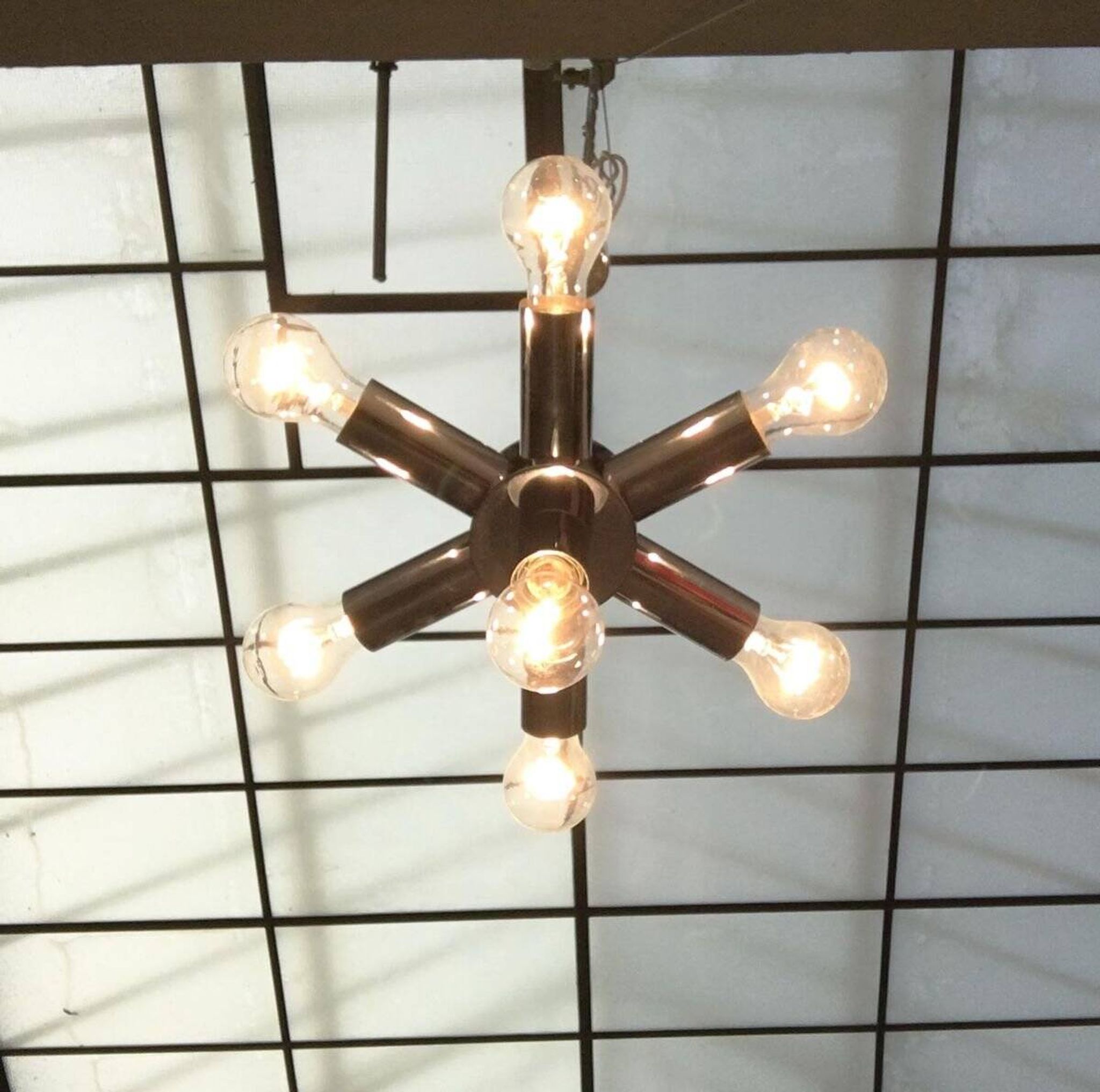 Suspension Chrome Space Age Mid-Century