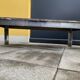 Vintage coffee table 70s marble top & chrome legs