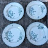 Series 6 tablespoons Plate Iron Earth
