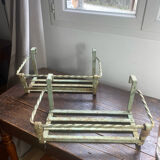 Wrought iron balcony planters