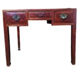 Chinese desk in elm