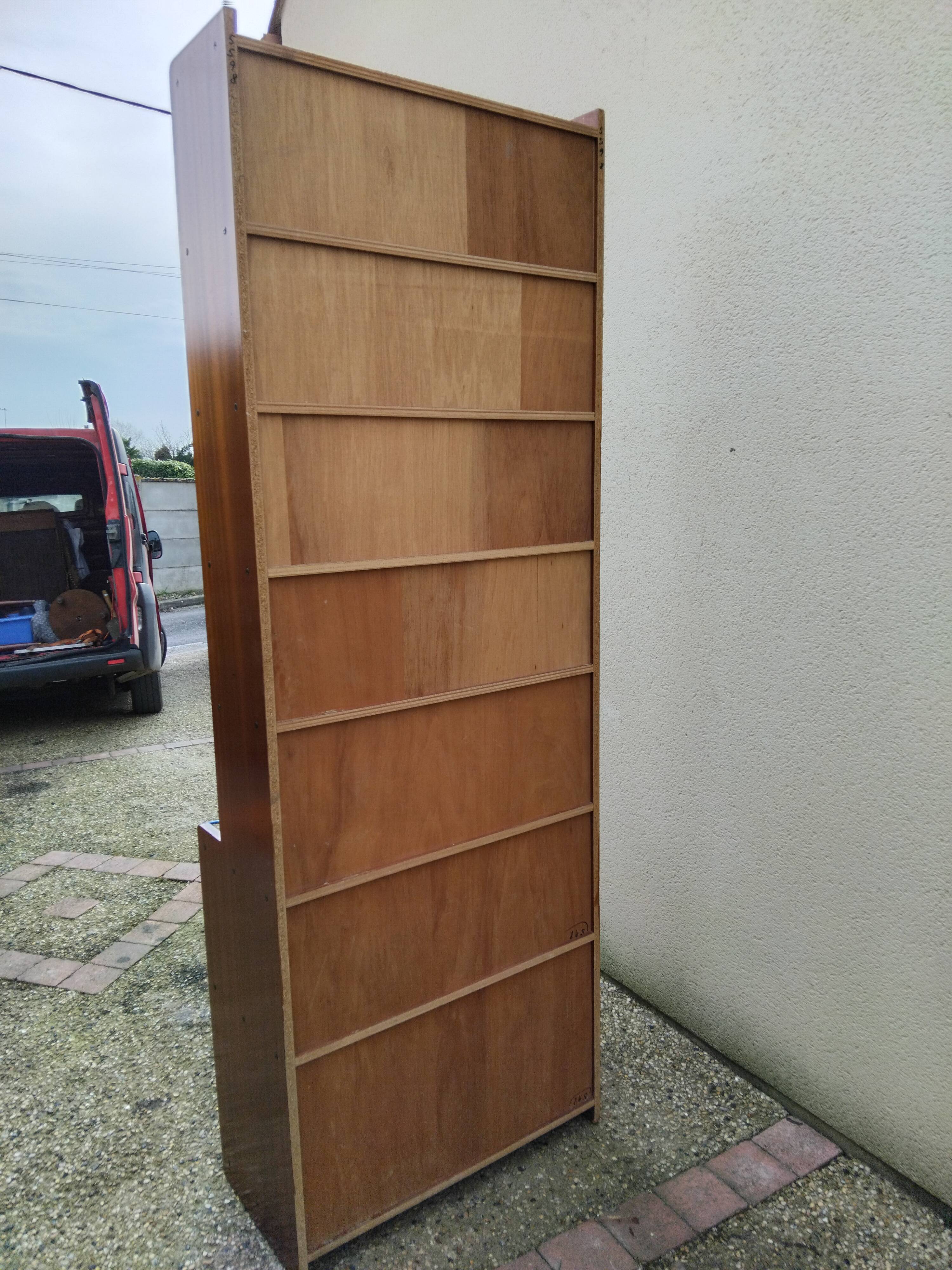 Vintage Scandinavian teak bookcase