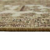 Tapis oriental unique en laine beige des années 1980, 287 cm x 382 cm, fait à la main