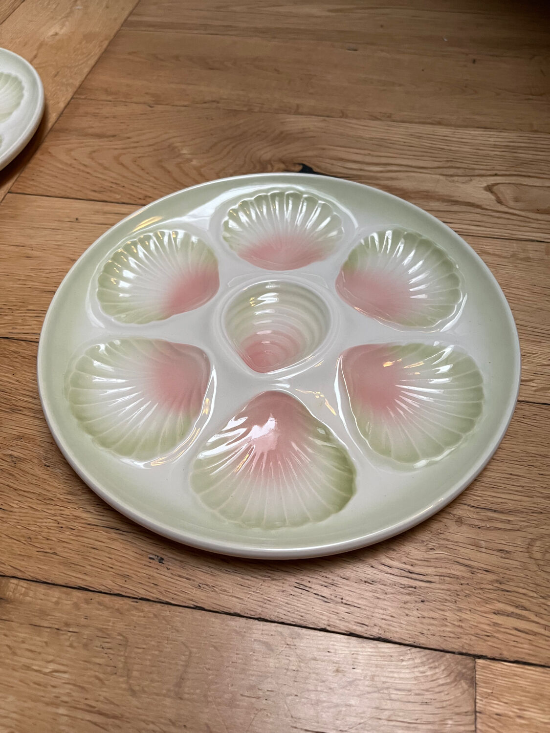 6 Oyster / shellfish plates Moulin des Loups