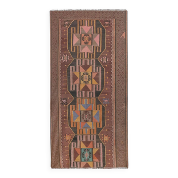 Tapis Kilim turc vintage tissé main