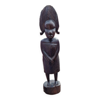 Statuette Africaine en Ébène