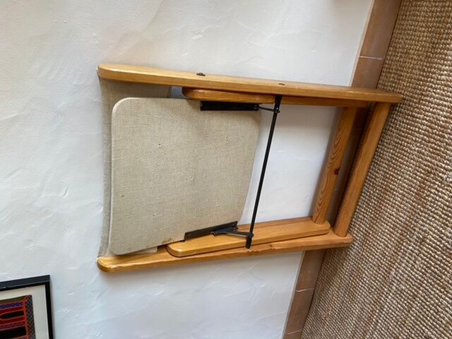 Six pine chairs in the 1970s