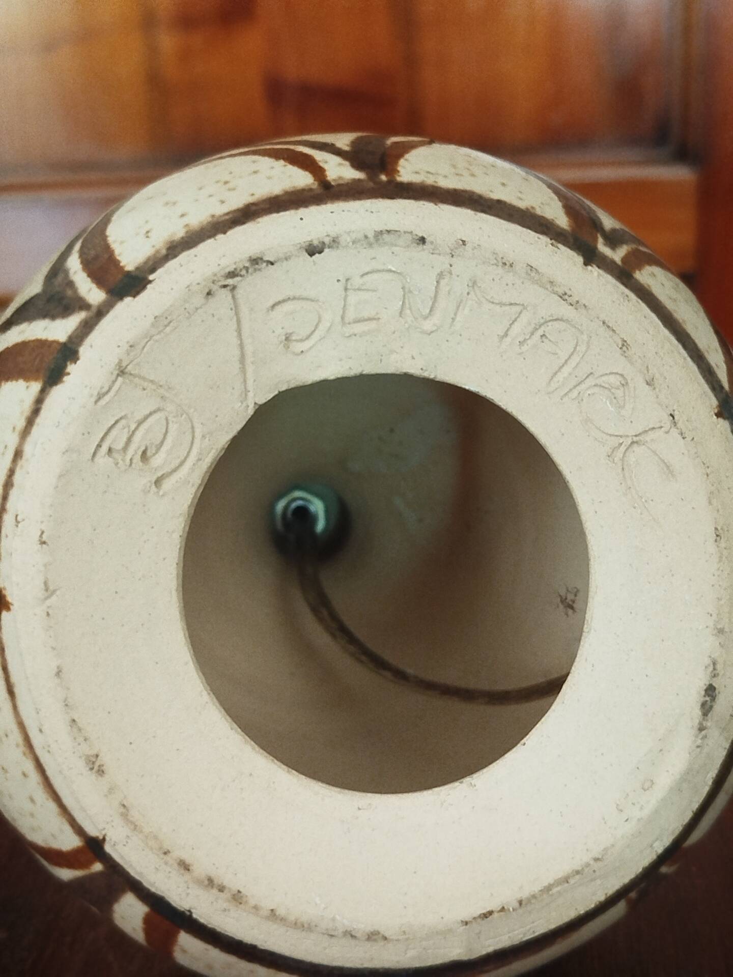Lampe de table Bente Jessen – Céramique danoise – Années 1970 – Signée