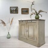 Parisian buffet in patinated wood, circa 1930.