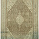Handmade oriental contemporary 1980s 255 cm x 352 cm beige wool carpet