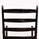 Danish Rocking Chair in lacquered wood and fabric model 218, Thomas Harlev 1960.