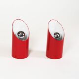 Original 1970's Pop art 'Obliqua' wall lamps by Ignazia Favata and Claudio Dini for Bieffeplast