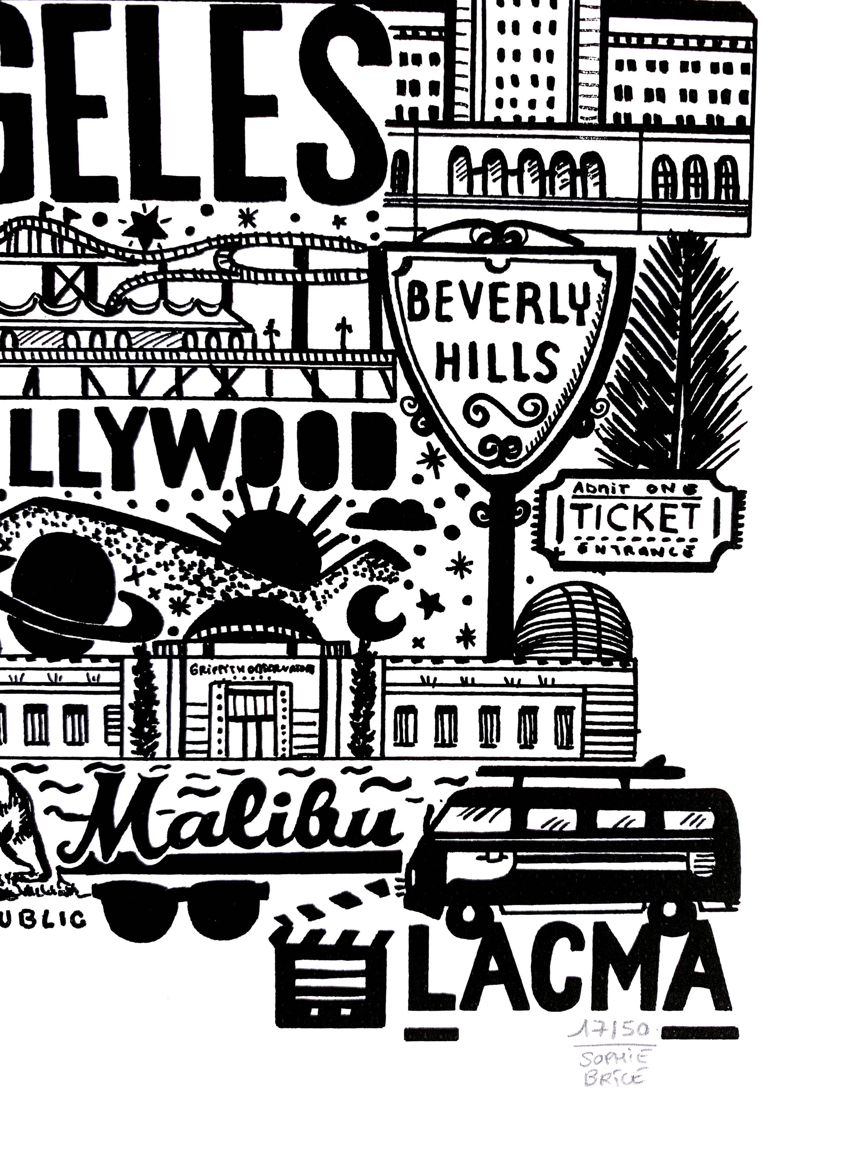 Los Angeles silkscreen