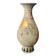 Japanese green and gold copper vase