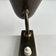 Pair of vintage adjustable wall lights, solid brass, France 1940