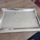 Tray decorated with 24-carat gold inlay