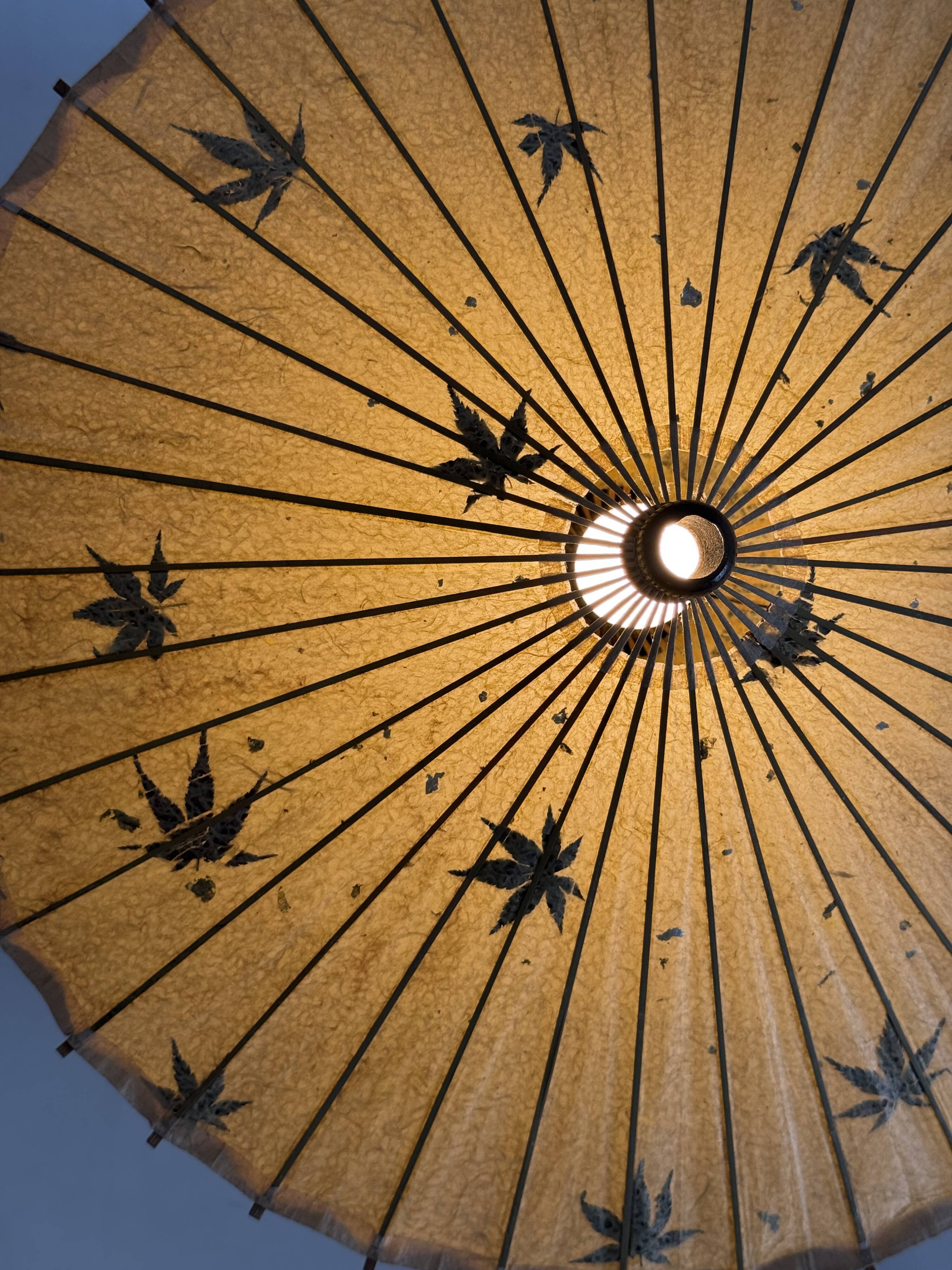 Lampe de table japonaise vintage Kasa