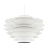 White verona lamp by svend middelboe for nordisk solar