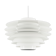 White verona lamp by svend middelboe for nordisk solar