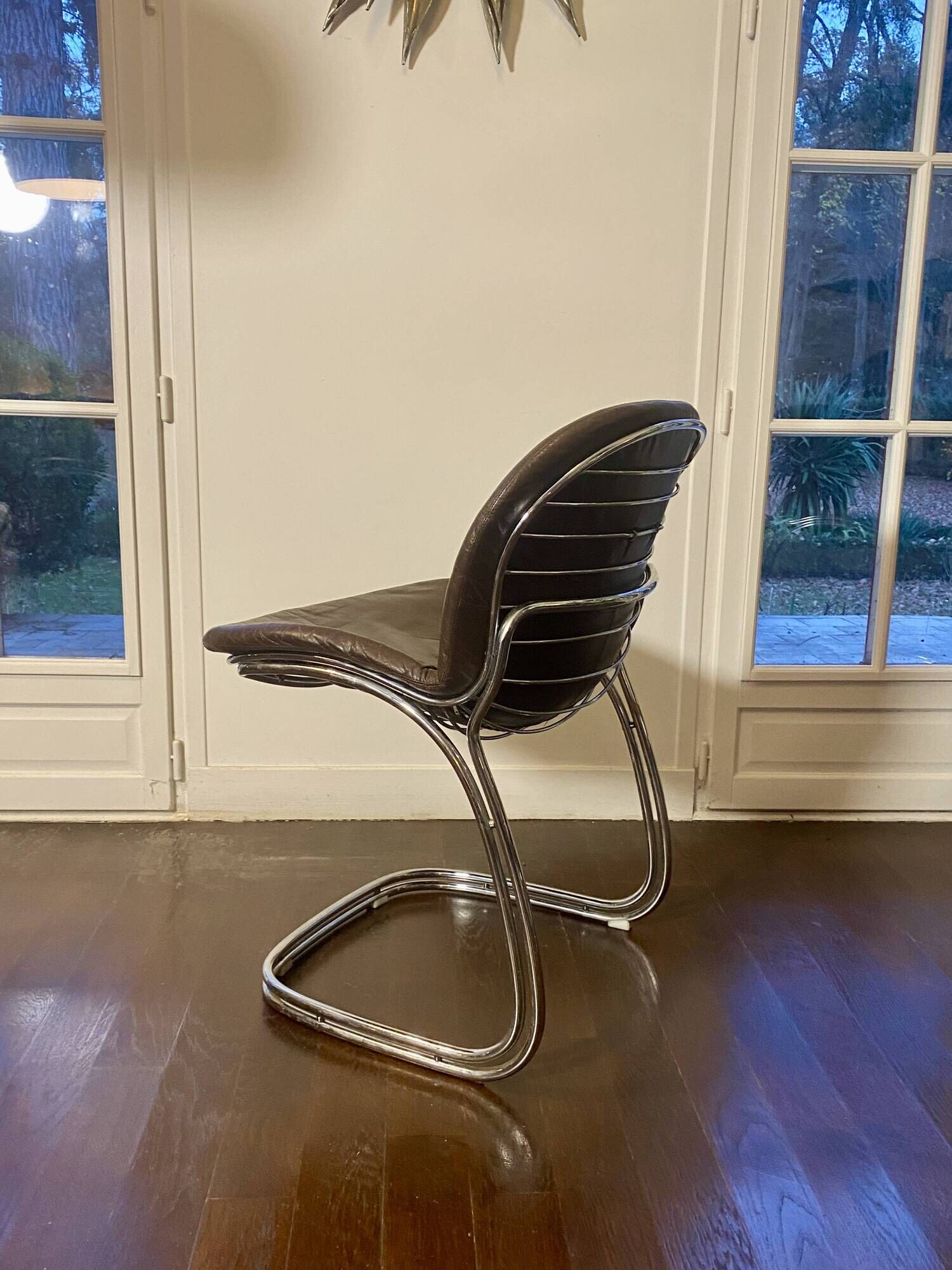 Set of six “Sabrina” chairs – Gastone Rinaldi for Rima Italy