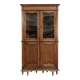 Practical old pine Dutch corner cabinet with nice details and patina