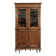Practical old pine Dutch corner cabinet with nice details and patina