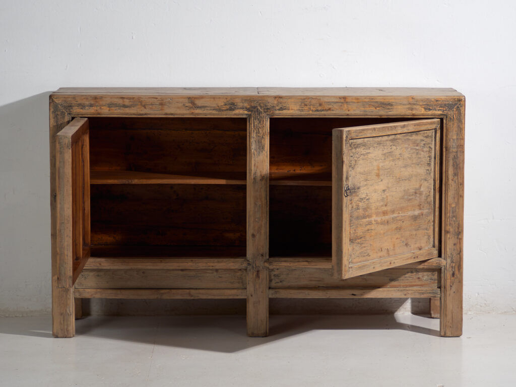 Chinese buffet high in carved pine – China, circa 1930