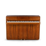 Danish mid-century modern hardwood pianette Bij Louis Zwicki, 1960s