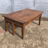 1m19x53 cm old rustic farmhouse coffee table