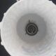Seventies design white textured opaline tube pendant light