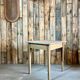 Wood and metal table