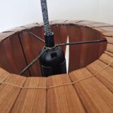 Large Rare Midcentury Veneer Pendant ULUV, 1960s