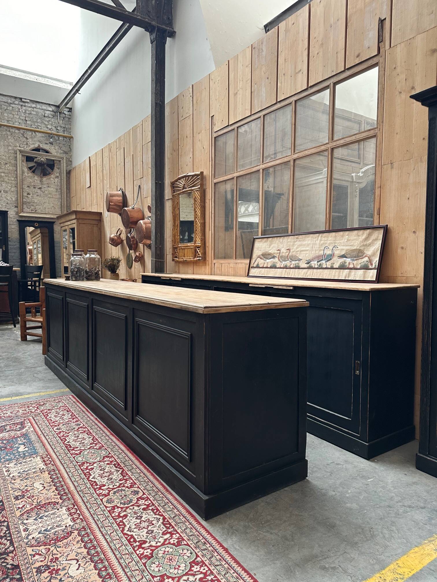 Large Mid-20th Century Store Counter