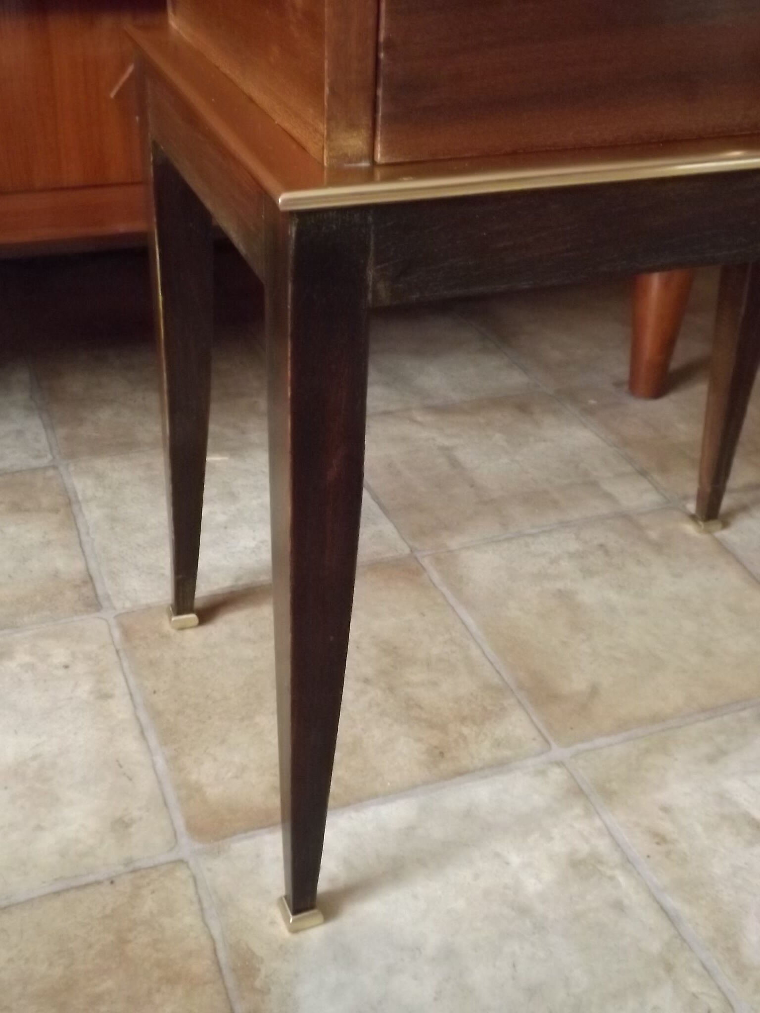 1940 Art Deco Mahogany Nightstand