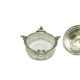 Bonbonnière, Art Nouveau, laiton argenté, Allemagne, début du 20e siècle