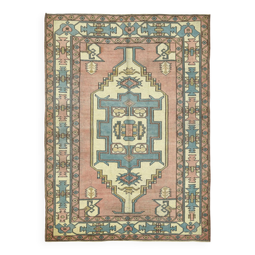 Tapis vintage anatolien turc 210 cm x 287 cm